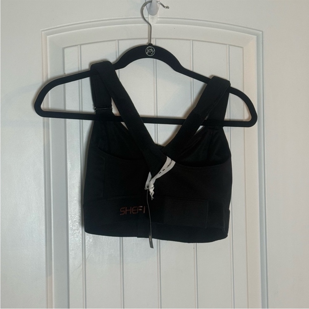 SHEFIT Black Sports Bra Size 1Luxe New With Tags - Picture 9 of 10